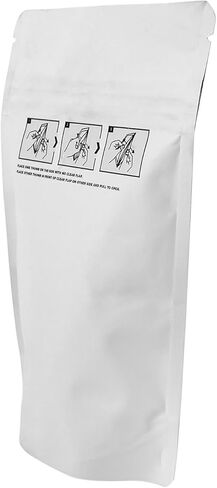 الكائنات البشرية 1/4oz أكياس مايلر مقاومة للطفل جميعها بيضاء 4 "× 6.5" +2 " - 1000 عدد - تخزين الطعام ، قابلة للحرارة ، إثبات الرائحة ، وقفا للأعشاب ، والتوابل ، والقهوة ، والشاي ، والمزيد in Kuwait