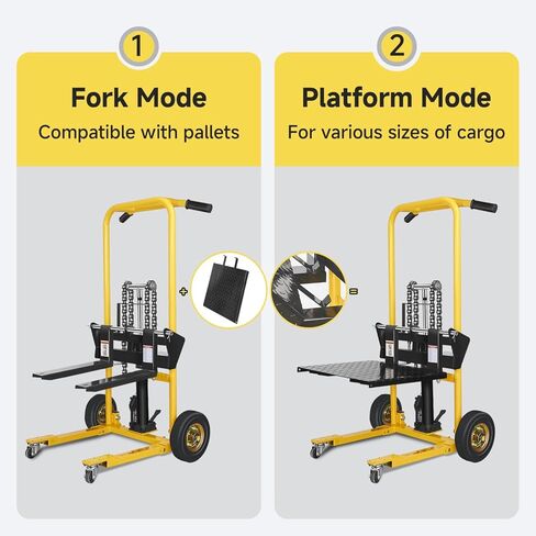 مكدس ونش هيدروليكي للمواد الشاقة مع عجلات دوارة ، مصاعد المواد 480 رطلاً ، طاولة الرفع الهيدروليكي للبليت ، 35 بوصة ، عربة طاولة مقبس البليت in Kuwait