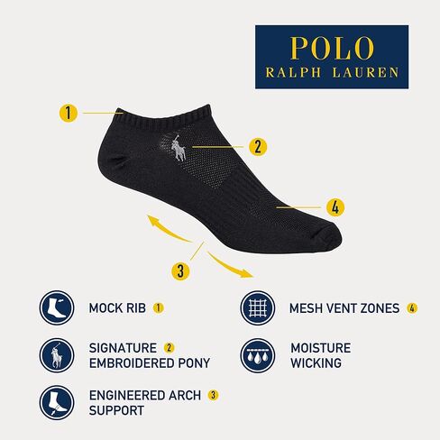 Polo Ralph Lauren للرجال 3 عبوات Polypropylene التقنية PED مع دعم القوس وتطريز مشغل بولو in Saudi Arabia