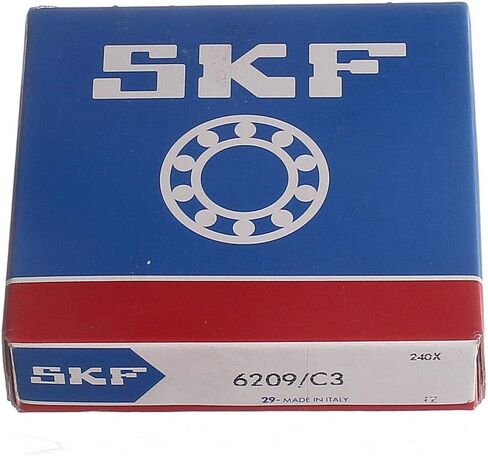 SKF 6209/C3 45 مم قطرها ، 85 مم خارج القطر ، 9200 دورة في الدقيقة ، مفتوحة ، محمل الكرة الشعاعية in Kuwait