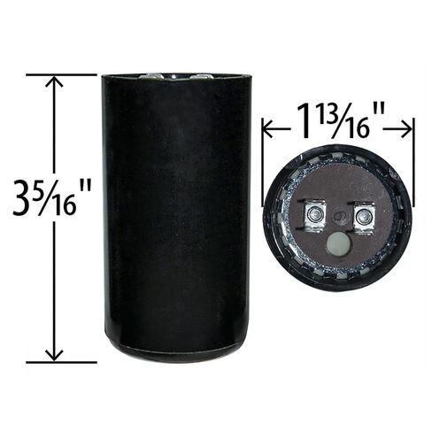 Universal Fit 64-77 UF/MFD 330 VAC Round Start Capacitor USA Made/Electric Part in Kuwait