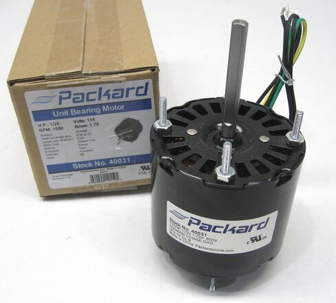 Packard Electric Fan Motor 40031 1/25 HP 1550 RPM 115 Volts (UE-31) in Saudi Arabia