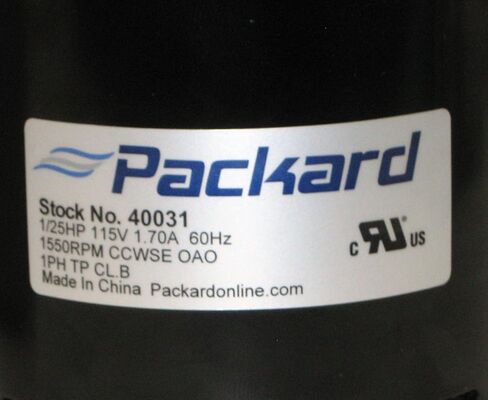 Packard Electric Fan Motor 40031 1/25 HP 1550 RPM 115 Volts (UE-31) in Saudi Arabia