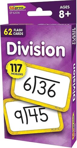 Teacher Created Resources Division Flash Cards (EP62036) in Saudi Arabia