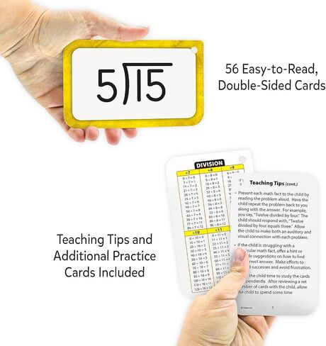 Teacher Created Resources Division Flash Cards (EP62036) in Saudi Arabia