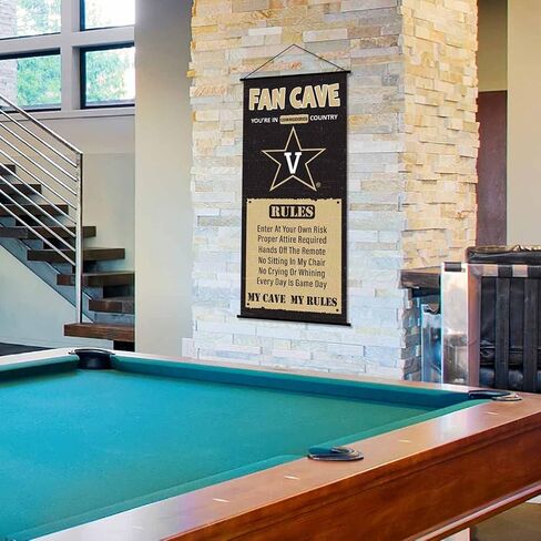 Vanderbilt Commodores Man Cave Fan Banner Scroll in Saudi Arabia