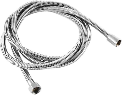 1PC 2m/2.5m/3m 304 Stainless Steel General Soft Water Pipe Bathroom Accessories(Light Brushed Nickel,2.5m) in Saudi Arabia