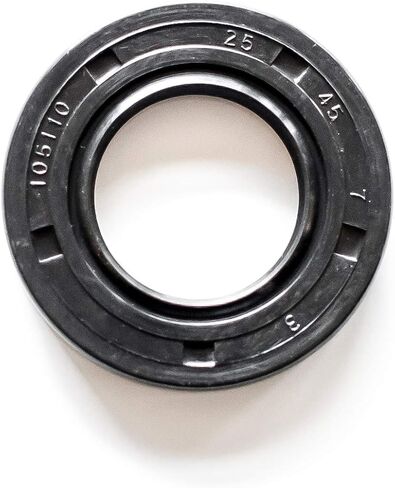Eai Oil Seal 25mm × 45mm × 7mm TC الشفة المزدوجة ث/الربيع. حالة معدنية مع طلاء المطاط النتريل in Saudi Arabia