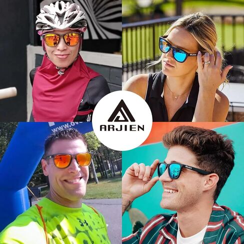 Arjien Square Polarized Sunglasses for Women Men, UV400 Protection, Ideal for Running Golf Driving, Travel Beach Essentials in Saudi Arabia