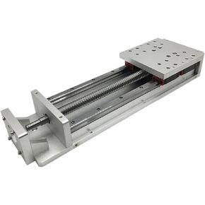 Heavy Load 200kg Dust Cover Sliding Table Linear Rail Guide 40-940mm Effective Stroke HGR15 SFU1605/1610 Ballscrew(57 Motor Bracket,SUF1610-840mm) in Kuwait