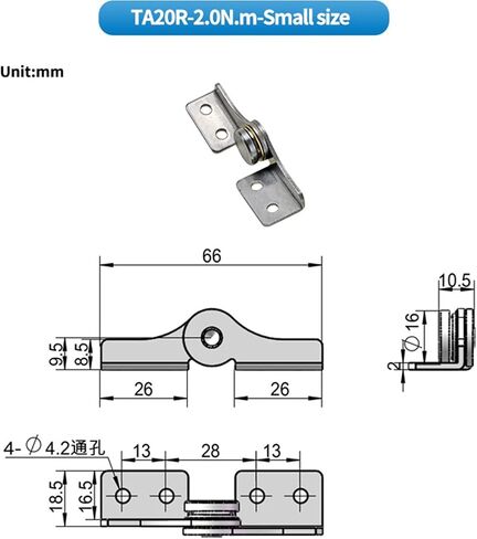 L-Shaped Damping Hinge Stop Rotating Shaft Torque Position 1Pcs(Pink) in Saudi Arabia