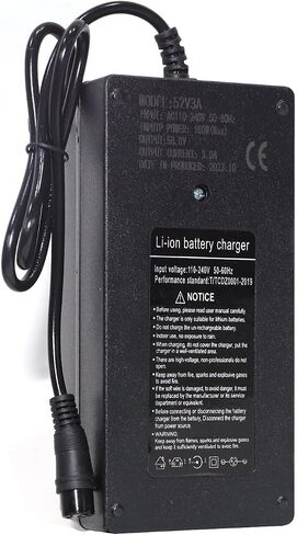Q30 Pro 52v Fast Charger Power for Arwibon Q30 Pro Electric Scooter, Electric Scooter Battery Charger (Q30 Pro 52V Charger) in Saudi Arabia