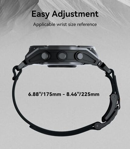Aulumu C11 لـ Garmin Watch Band 26mm | ماج بوكلي النحيف الفرقة | ذاكرة سريعة الإصدار | جديلة نايلون المخملية | قفل مغناطيسي من الفولاذ المقاوم للصدأ in Kuwait