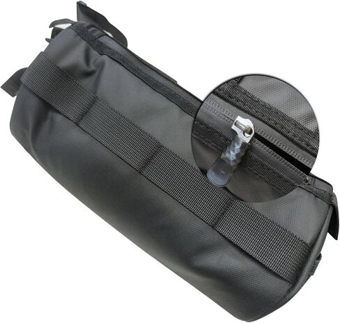 Bike Handlebar Bag Bicycle Handle Bar Bag Handy Front Bike Bags Handlebar Storage Pouch Pack with Shoulder Strap Little Mountain Road Bike Barrel Bag (Yellow) in Saudi Arabia