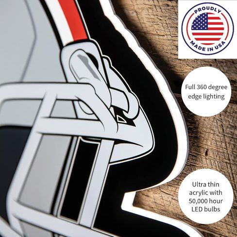 فريق الرياضة الأمريكية America NCAA في تينيسي تينيسي-رفيعة المستوى LED Sign Sign Sign | مرخص رسميًا - علامة جدار على شكل شعار على شكل 23 بوصة | صنع في الولايات المتحدة in Kuwait