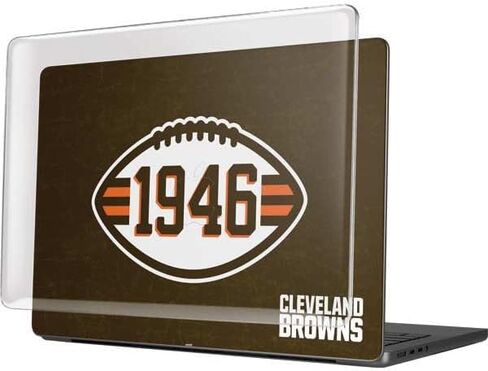 Skinit Case + Skin Compatible with MacBook Pro 14in (2021) - Officially Licensed NFL Cleveland Browns Alternate Distressed Design in Saudi Arabia