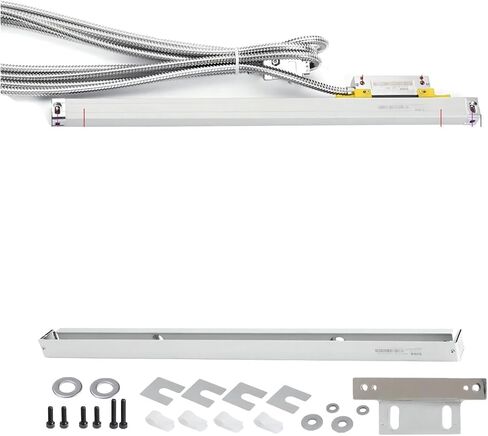 5um Slim Linear Scale Grating Thin Ruler Sensor 0.005mm Encoder for Lathe Digital Readout DRO Lathe Tools KA500(KA-500-520mm) in Saudi Arabia