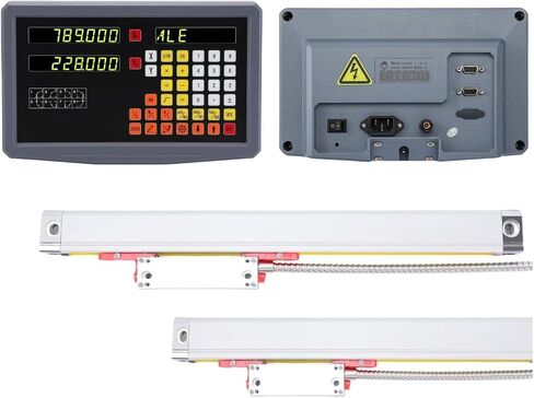 SDS2MS 2 Axis Dro Kit Milling Display Grider Digital Display مع 2PCS 5UM PONTICAL RADER SCALE SCISER (5UM DRO KIT) in Saudi Arabia
