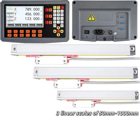 SDS2-3VA 3 AXIS Digital Readout Display DRO KIT 3PCS 5UM PONTICAL RADER SCALE SCISER FOR in Saudi Arabia