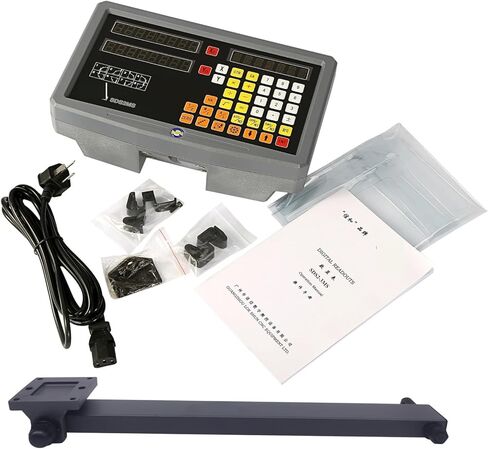 SDS2MS Lathe Milling DRO Set 2 Axis Digital Readout KA300 Linear Scale TTL 0.005mm KA-300 Optical Encoder Ruler 70mm-1020mm(SDS2MS DRO) in Saudi Arabia