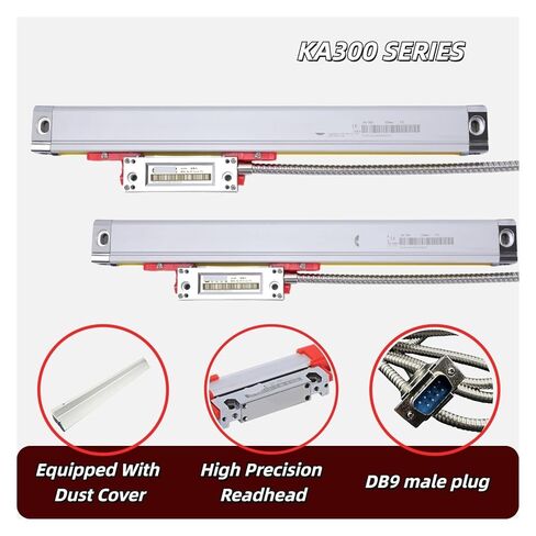 المخرطة ذات الطحن العالي الدقة المطحنة DRO المقياس الزجاجي الخطي 470 مم-820 مم TTL 1UM 5VDC ، إزاحة مستشعر الحاكم ، (670 ملم سفر) in Saudi Arabia