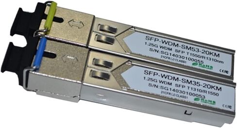 5pairs كثيرا! ألياف واحدة SFP 1.25G WDM SFP 20km SC/LC Connector 1310/1550NM DOM in Saudi Arabia