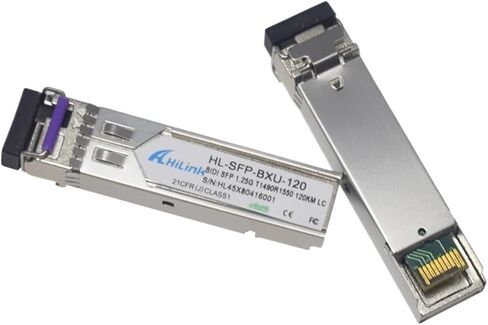 10 أزواج 120 كم 1490/1550NM 1.25G SFP WDM SFP LC Connector Singel Fiber GBIC DOM in Saudi Arabia