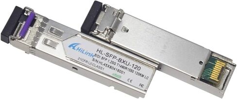 10 أزواج 120 كم 1490/1550NM 1.25G SFP WDM SFP LC Connector Singel Fiber GBIC DOM in Saudi Arabia