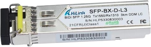 1G 1000Base الألياف المفردة LC/SC 1.25G TX1310NM/RX1550NM 3KM WDM SFP مع دالة DDM/DOM in Saudi Arabia