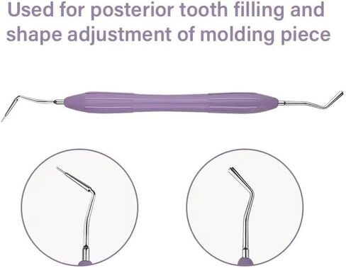 Composite Resin Filling Spatula Kit for Aesthetic Dentistry 7 Pcs, Multicolour in Saudi Arabia