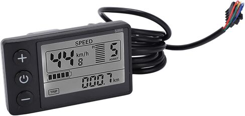 S866 الشاشة الكهربائية LCD Meter 24V 36V 48V لوحة التحكم في سكوتر الكهرباء مع المكونات خفيفة الوزن وعمر Ensu في ظروف مختلفة in Kuwait