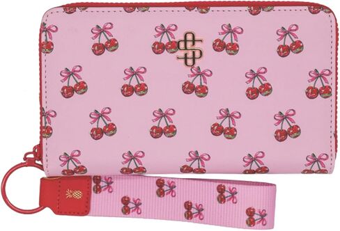ببساطة محفظة طباعة المصمم الجنوبي مع مطابقة مفتاح FOB (Pink Paisley) in Kuwait