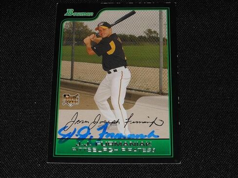 وقع Pirates JJ Furmaniak 2006 بطاقة توقيع بومان #217 صعبة 113 - بطاقات البيسبول الموقعة MLB in Saudi Arabia