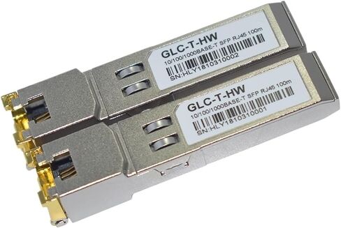 مفتاح جهاز التوجيه المنفذ الكهربائي GLC-T COPPER RJ45 10/100/1000MBASE-T SFP in Kuwait