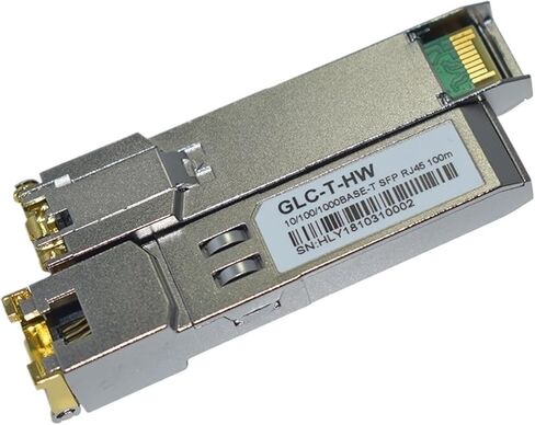 مفتاح جهاز التوجيه المنفذ الكهربائي GLC-T COPPER RJ45 10/100/1000MBASE-T SFP in Kuwait