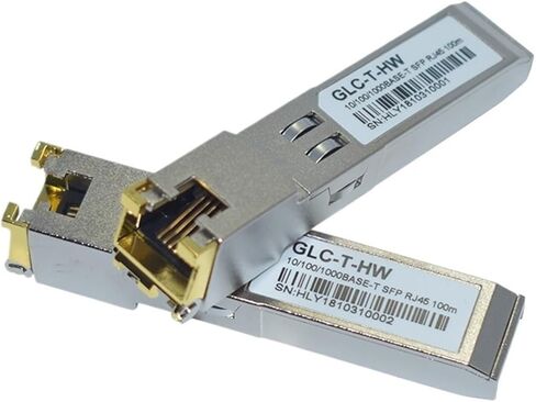مفتاح جهاز التوجيه المنفذ الكهربائي GLC-T COPPER RJ45 10/100/1000MBASE-T SFP in Kuwait