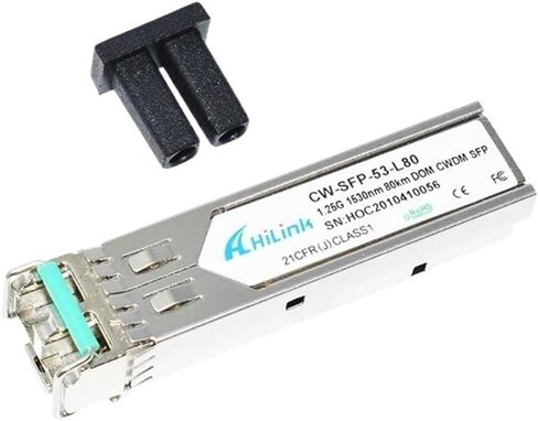 Dual LC 1.25g 1530nm 80km CWDM SFP Transceiver مع وظيفة DOM in Saudi Arabia