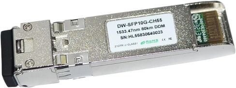 DWDM 1533.47NM C55 80km SMF DWDM SFP+ Transceiver in Saudi Arabia