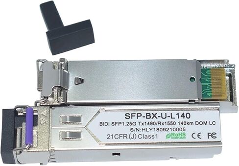 أحادي الألياف 1000-BX WDM Transceiver 1.25g 1490nm/1550nm 140km SFP LC (2pairs) in Saudi Arabia