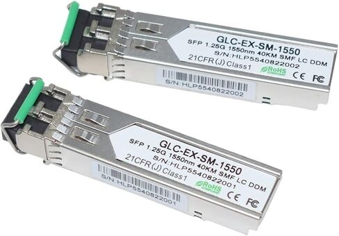 1.25g 1550nm 40km Smf 1000Base-EX Duplex LC SFP (10 أجهزة مركبات) in Saudi Arabia