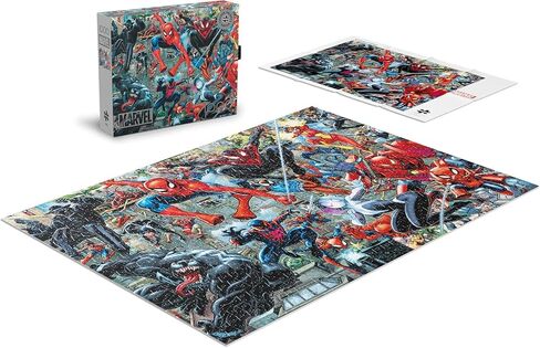 Buffalo Games - Silver Select - Marvel - Spider-Verse - أحجية الصور المقطوعة 1000 قطعة للبالغين، ألغاز تحدي مثالية ليالي الألعاب - الحجم النهائي 26.75 × 19.75 in Saudi Arabia