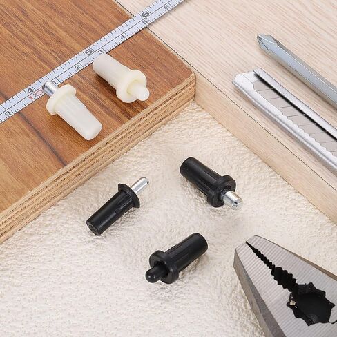 دبابيس إصلاح مصراع Uxcell 50pcs ، دبابيس الإصلاح المزرعة المحملة زنبرك دبابيس دبابيس مصراع مزرعة مصراع الدبابيس الدبابيس للنوافذ ، الأسود (1 × 0.46 × 0.31 بوصة) in Saudi Arabia