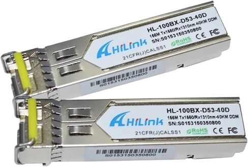 الوحدات البصرية 155m 40 كيلومتر 1310/1550NM 155M SMF DOM مع موصل LC (5 أزواج) in Saudi Arabia