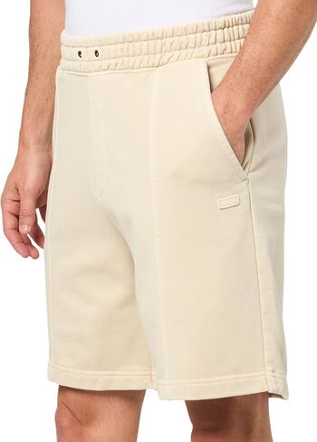 HUGO Men's Badge Logo Cotton Jersey Shorts in Saudi Arabia