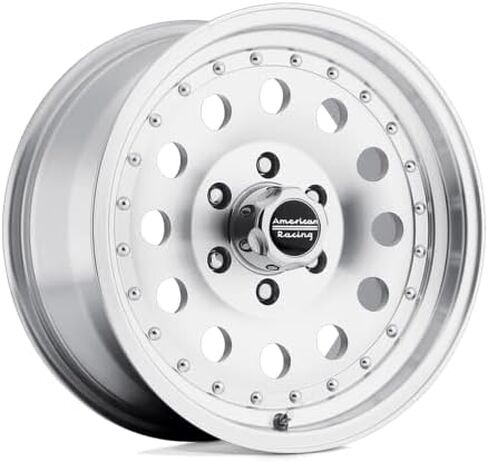 American Racing AR62 Outlaw II, 15x7 Wheel with 5 on 5.5 Bolt Pattern - Machined With Clear Coat - AR625785 in Kuwait