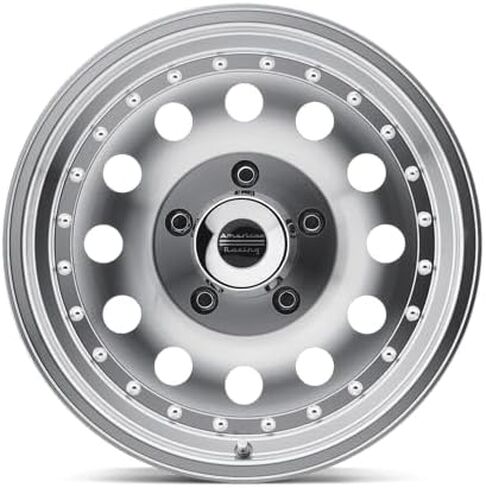 American Racing AR62 Outlaw II, 15x7 Wheel with 5 on 5.5 Bolt Pattern - Machined With Clear Coat - AR625785 in Kuwait