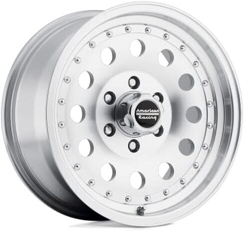 American Racing AR62 Outlaw II, 15x7 Wheel with 5 on 5.5 Bolt Pattern - Machined With Clear Coat - AR625785 in Kuwait