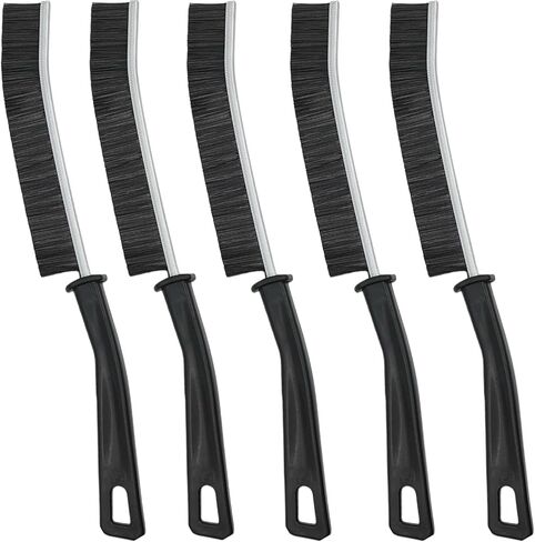 5-Pack Multifunctional Bathroom Cleaning Brushes - Hard Bristle, Long Handle, Cement Slurry Tool for Narrow Gaps & Home Spaces in Saudi Arabia