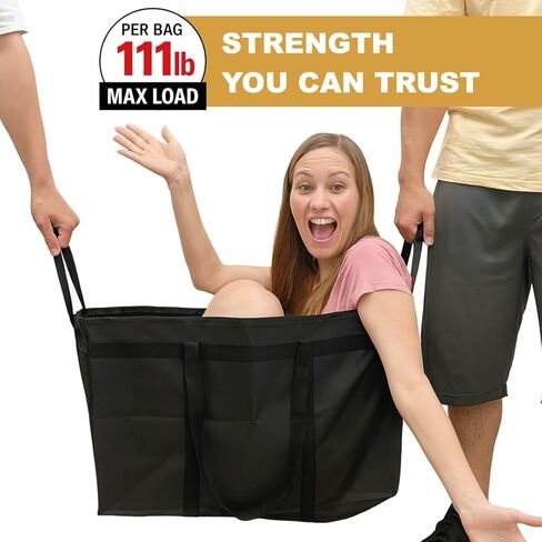 حقيبة توصيل الطعام المعزولة XXXL - أكياس بقالة برودة حرارية قابلة لإعادة الاستخدام لتموين Doordash ، حاملة البيتزا ، الأحداث ، تحافظ على الطعام البارد/الساخن متجمدًا أو أكثر دفئًا للسفر/التسوق ، التجاري (الأسود ، 1pk) in Kuwait