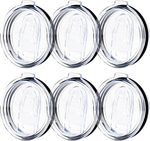 20oz Splash-Proof Silicone Travel Mug Lid - Slim Replacement Cover for Yeti Rambler Tumblers in Kuwait